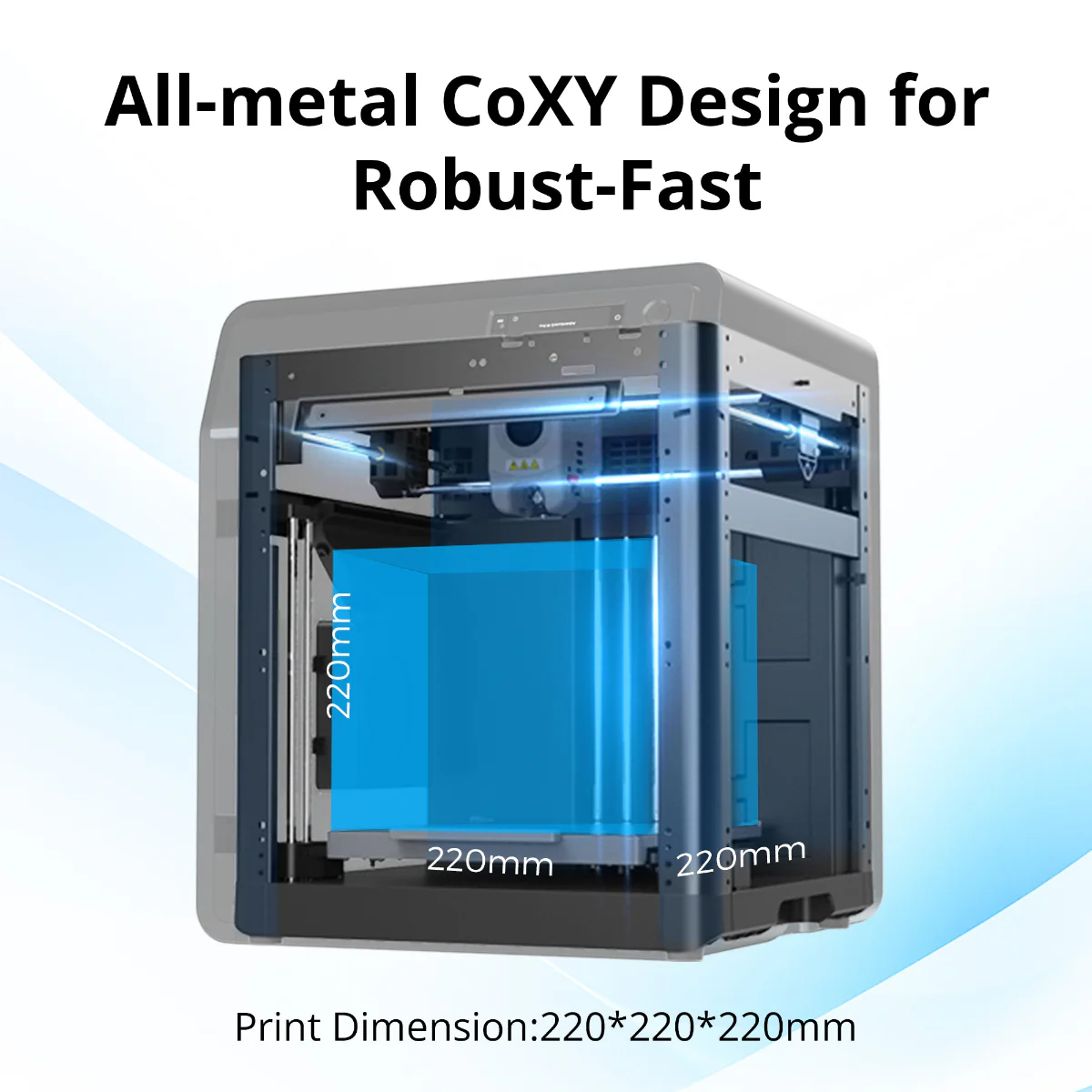 Flashforge Adventurer 5M Pro 3D Printer, Enclosed CoXY Metal Structure, Safe for Home Use - Image 3