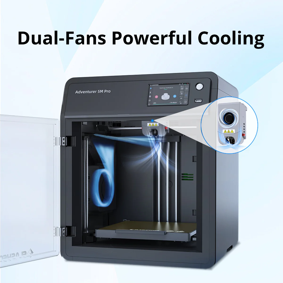 Flashforge Adventurer 5M Pro 3D Printer, Enclosed CoXY Metal Structure, Safe for Home Use - Image 5