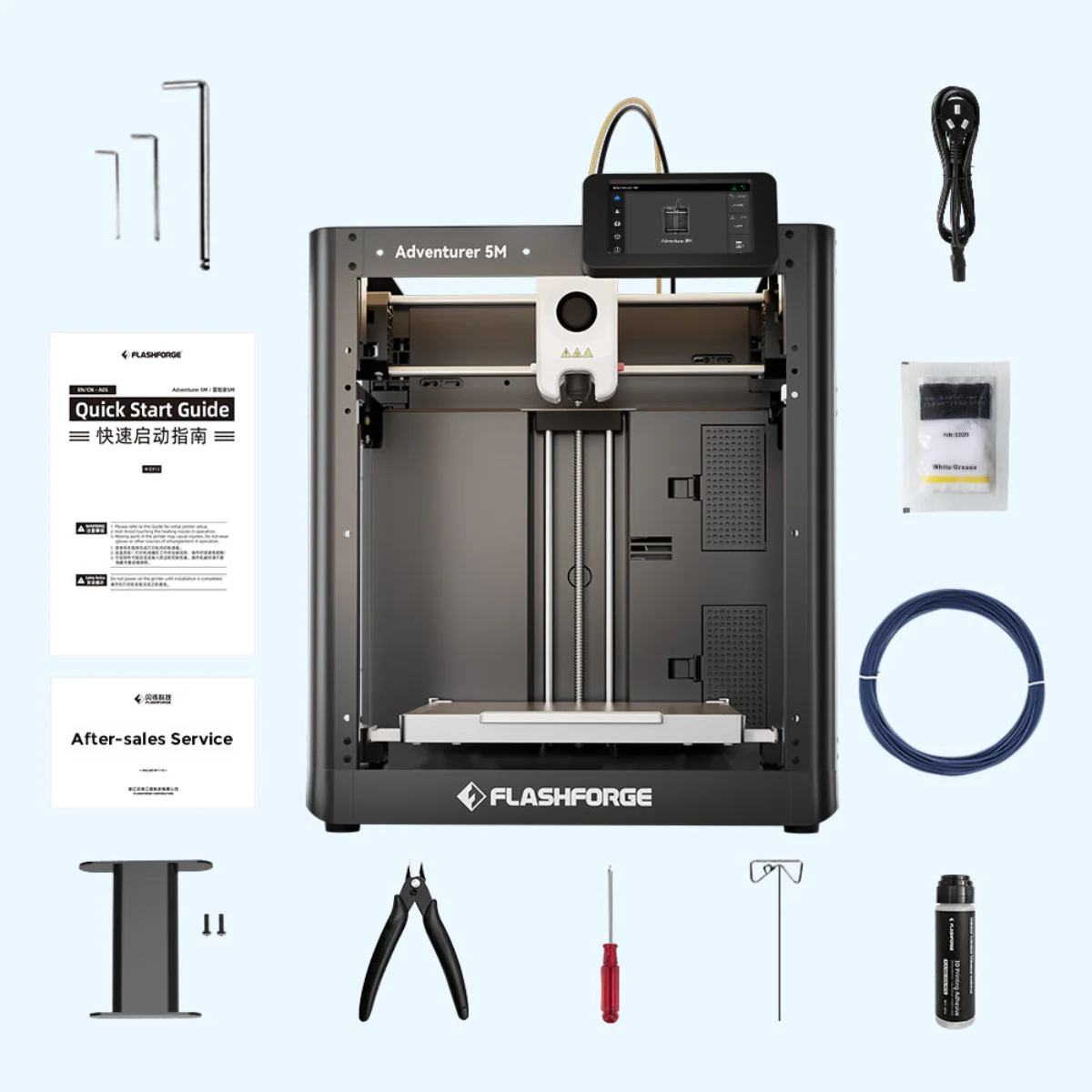 Flashforge Adventurer 5M 3D Printer, 600mm/s High Speed, Beginner-friendly - Image 8