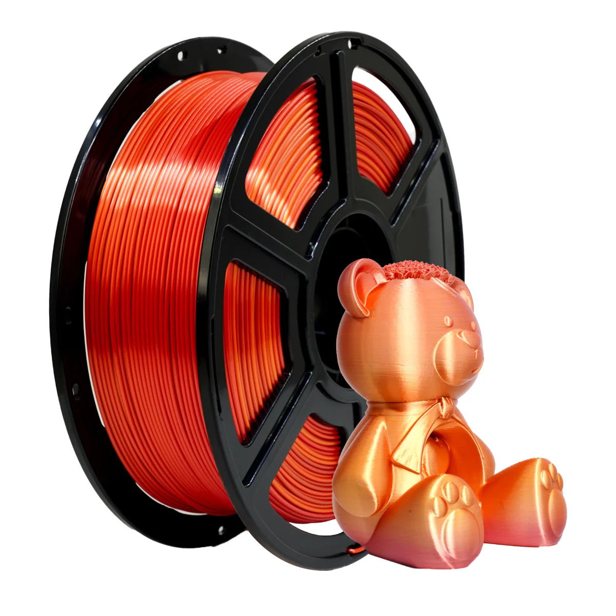 Flashforge PLA Silk+ Rainbow Filament - Image 4