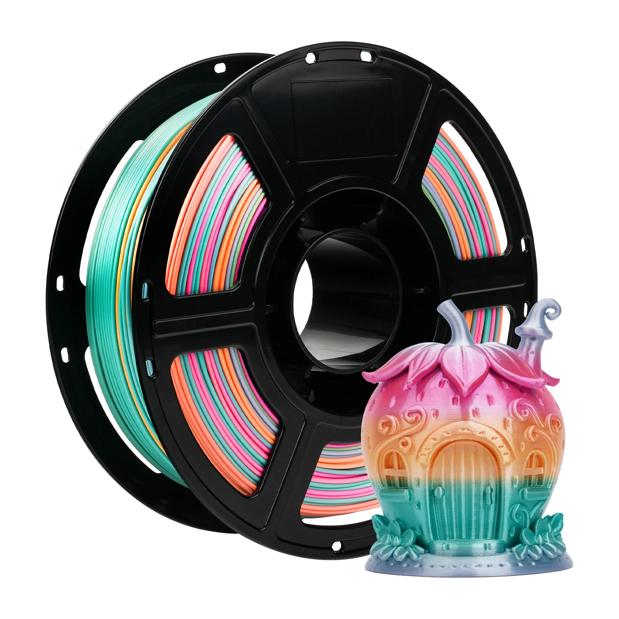Flashforge PLA Silk+ Rainbow Filament - Image 9